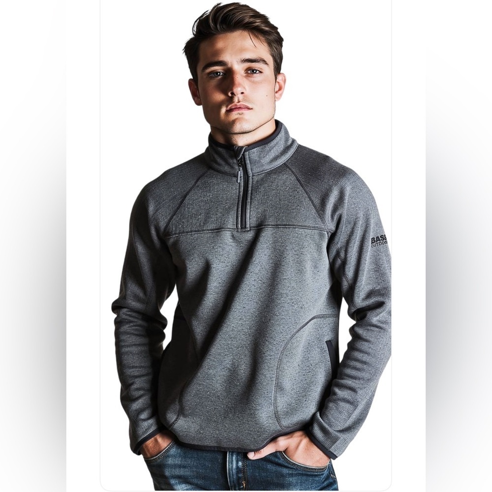 Bass Men’s activity fleece 
Classic outdoor active pullover
Classic jacket